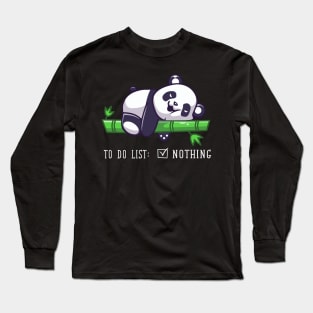 To do list - Nothing Long Sleeve T-Shirt